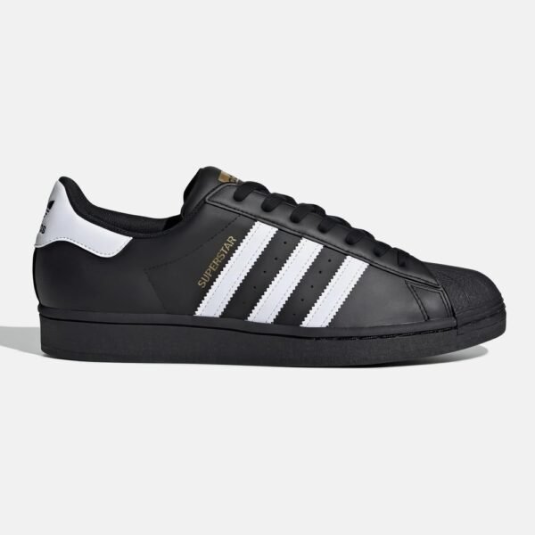 adidas superstar black white
