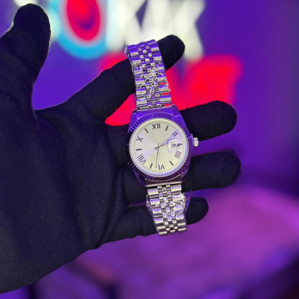 RLX- Gümüş İçi Beyaz Roma Rakam DJ